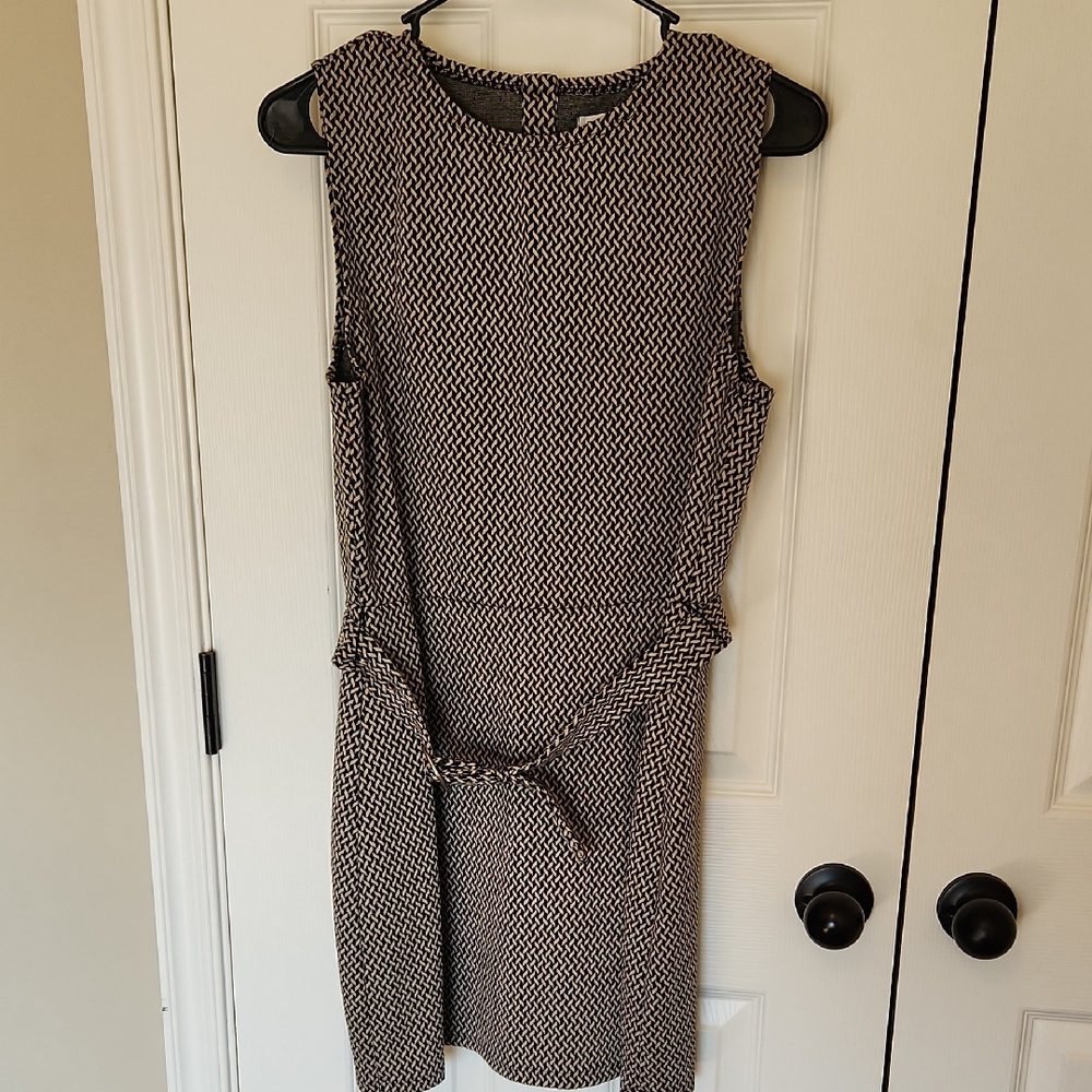 Reformation Monochrome Geometric Mini Dress